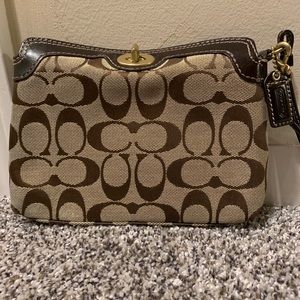 Coach, twist lock wristlet